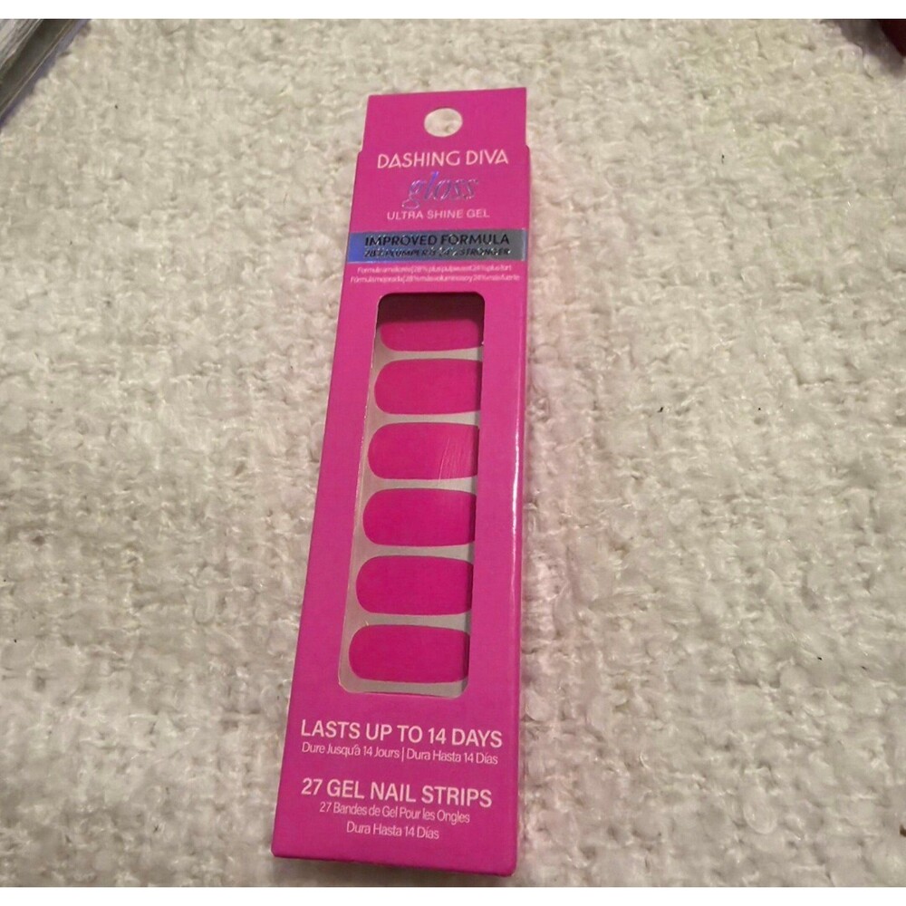 Dashing Diva Ultra Shine Gel Nail Strips Pink